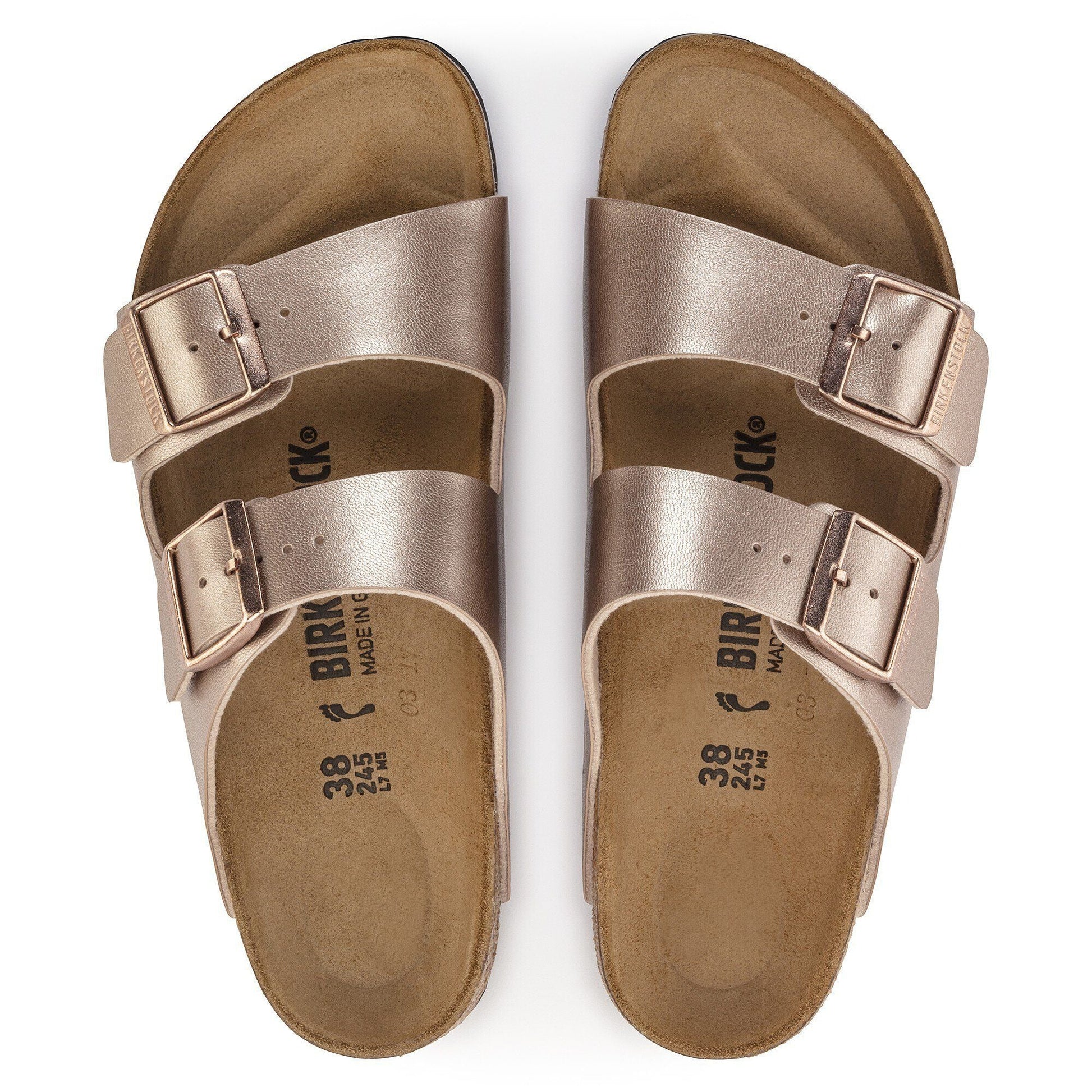Arizona | Birko - Flor | Copper - sandals - Birkenstock