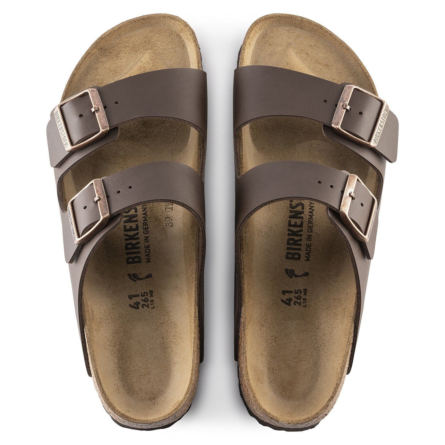 Arizona | Birko - Flor | Dark Brown - sandals - Birkenstock