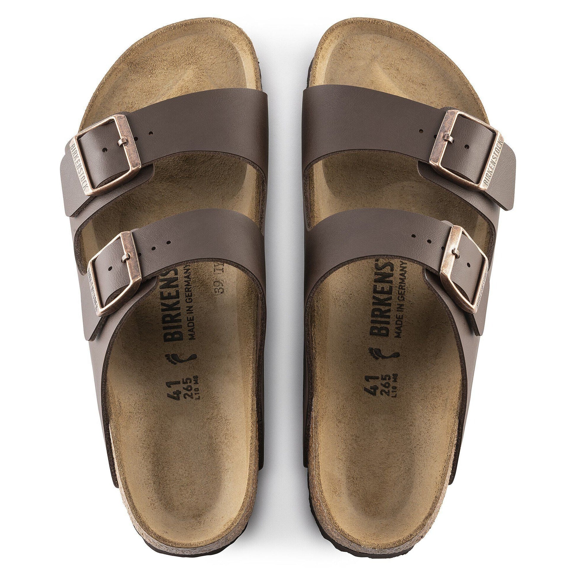 Arizona | Birko - Flor | Dark Brown - sandals - Birkenstock