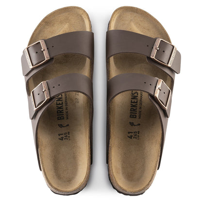 Arizona | Birko - Flor | Dark Brown - sandals - Birkenstock