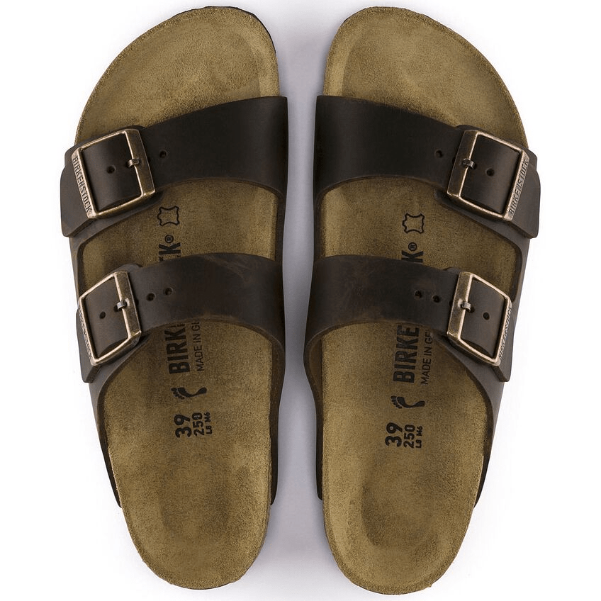 Arizona | Birko - Flor | Dark Brown - Sandals - Birkenstock