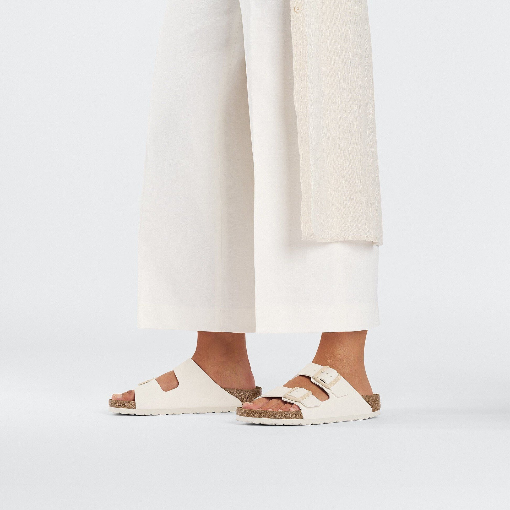 Arizona | Birko - Flor | Eggshell - sandals - Birkenstock