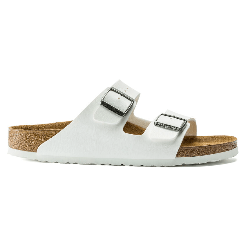 Arizona | Birko - Flor | White - Sandals - Birkenstock