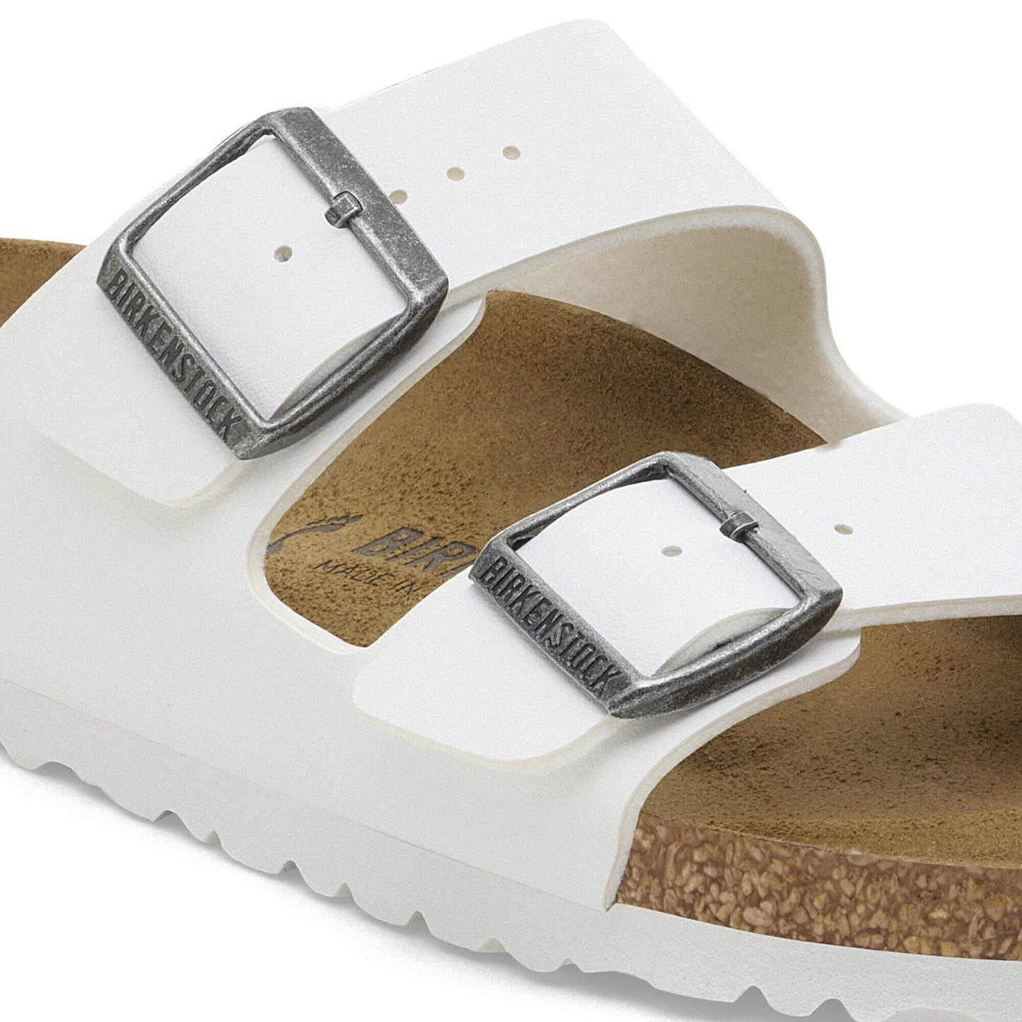 Arizona | Birko - Flor | White - sandals - Birkenstock