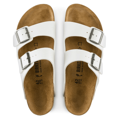 Arizona | Birko - Flor | White - Sandals - Birkenstock