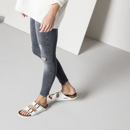 Arizona | Birko - Flor | White - sandals - Birkenstock