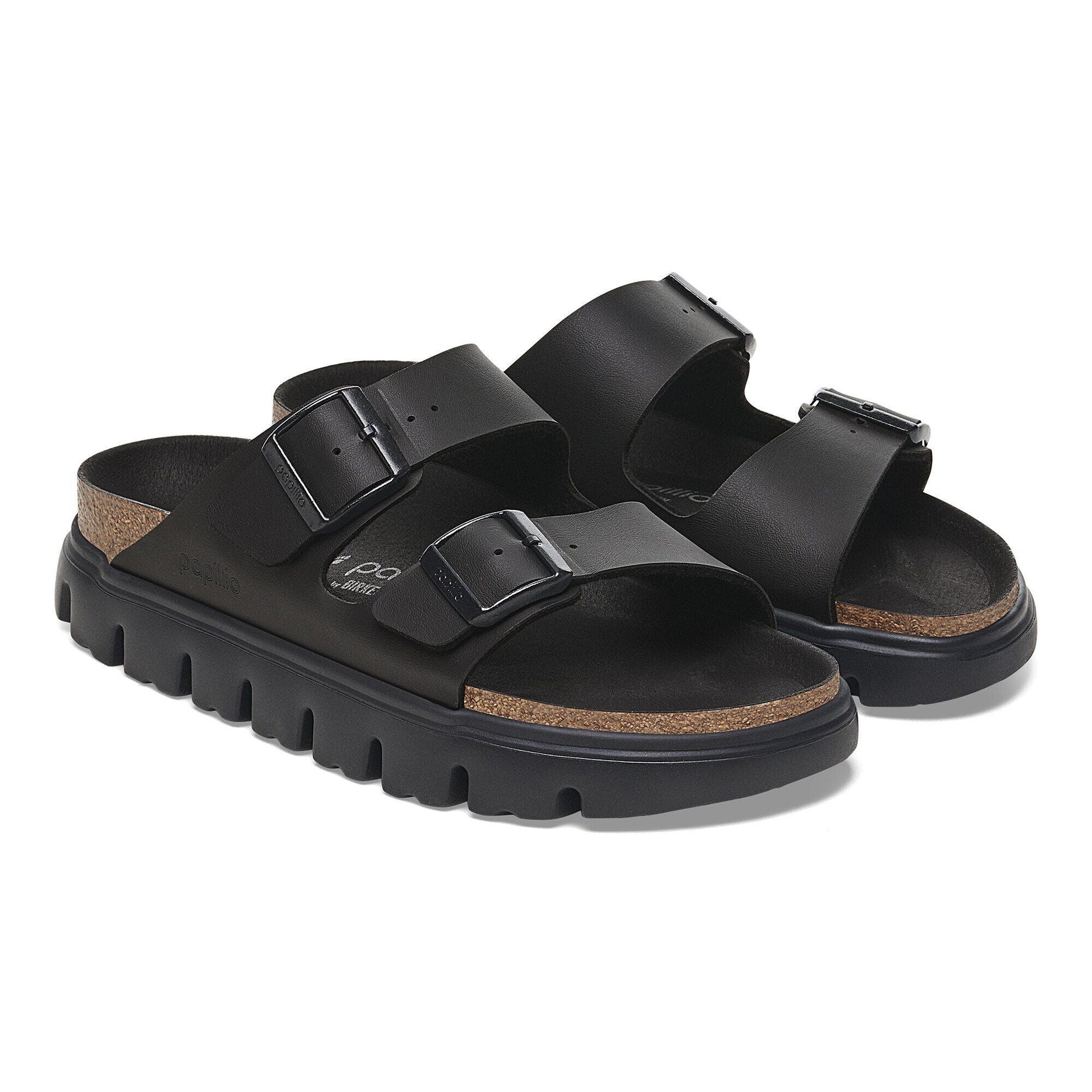 Arizona Chunky | Birko - Flor | Black/Black - sandals - Birkenstock