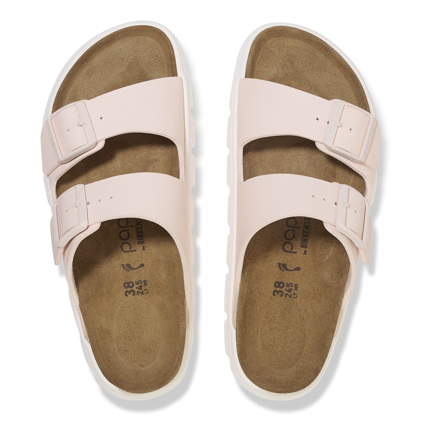 Arizona Chunky | Birko - Flor | Light Rose - sandals - Birkenstock