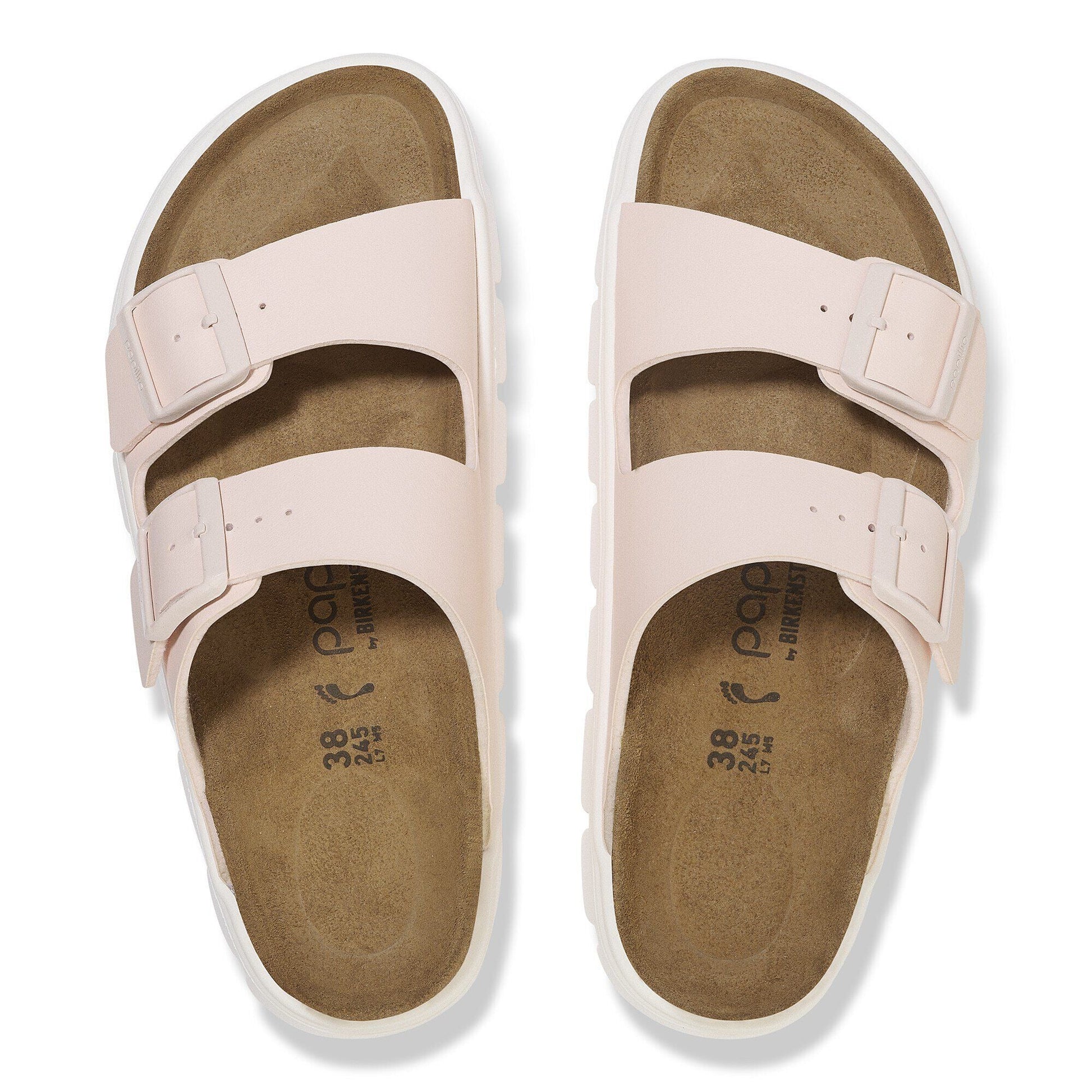 Arizona Chunky | Birko - Flor | Light Rose - sandals - Birkenstock