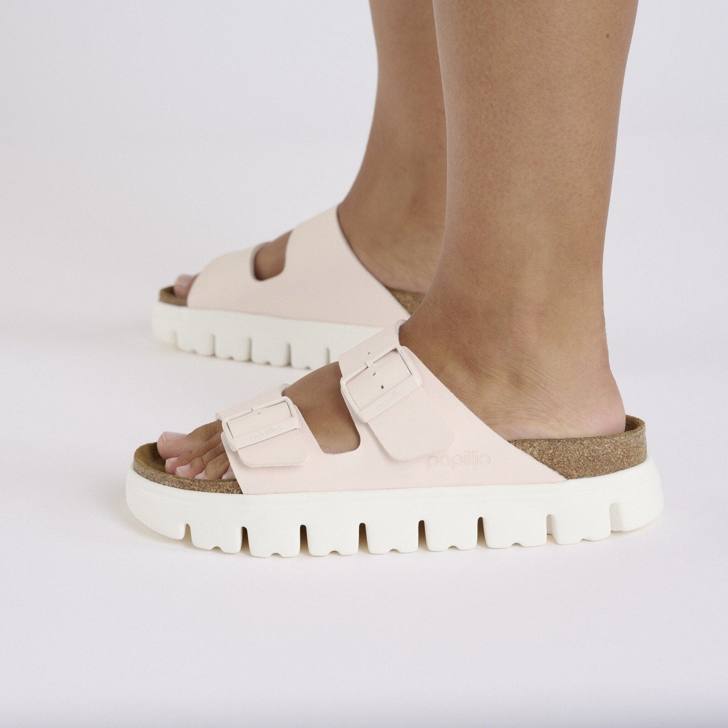 Arizona Chunky | Birko - Flor | Light Rose - sandals - Birkenstock