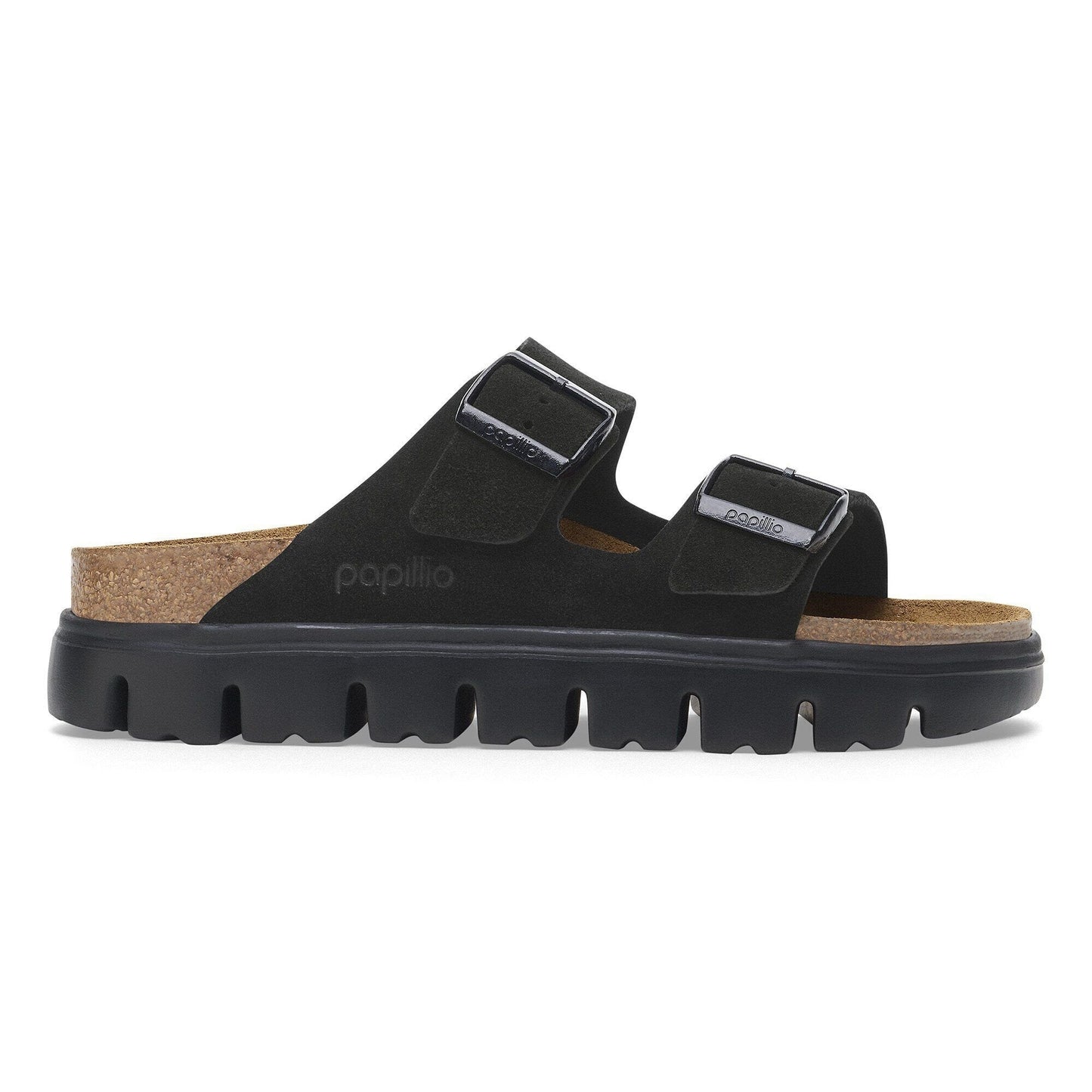 Arizona Chunky | Suede | Black/Black - sandals - Birkenstock