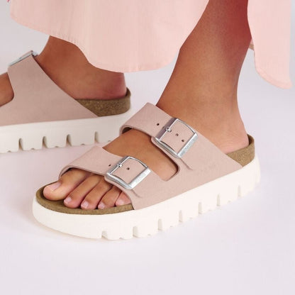 Arizona Chunky | Suede | Light Rose - Sandals - Birkenstock