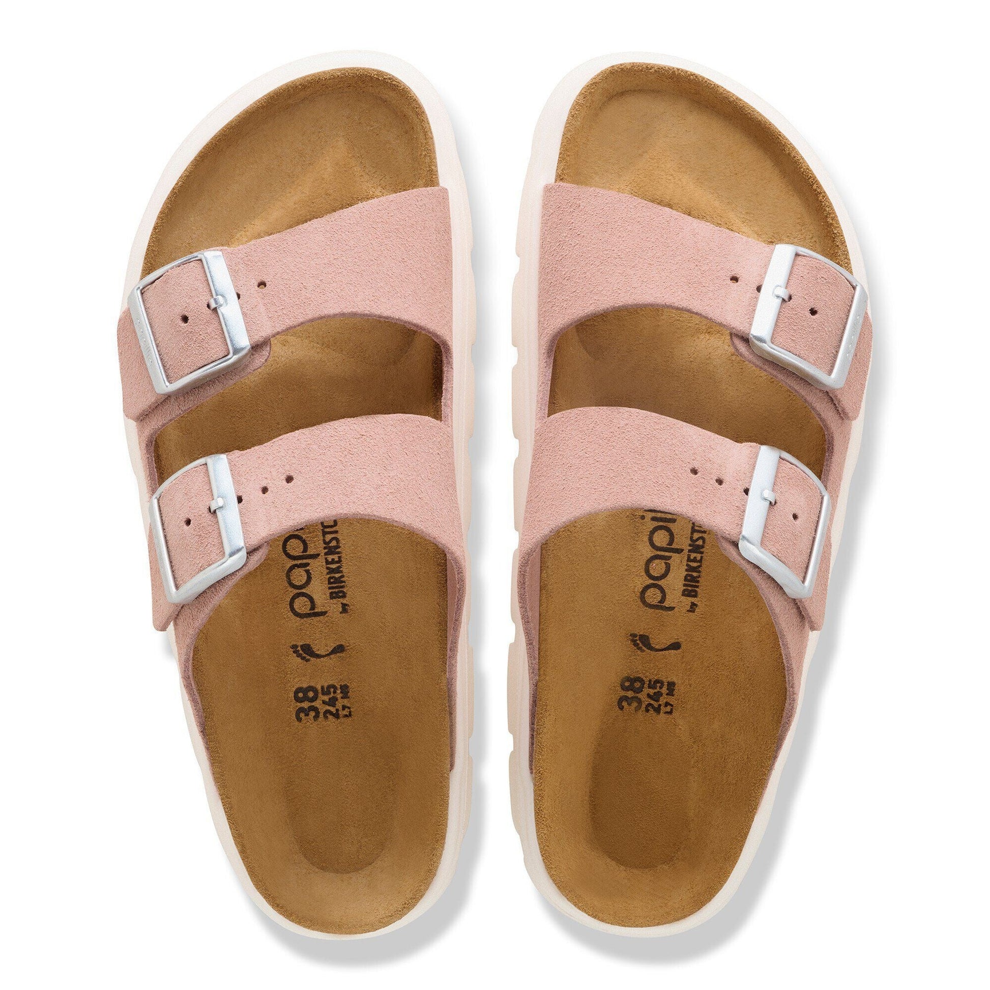 Arizona Chunky | Suede | Pink Clay - sandals - Birkenstock