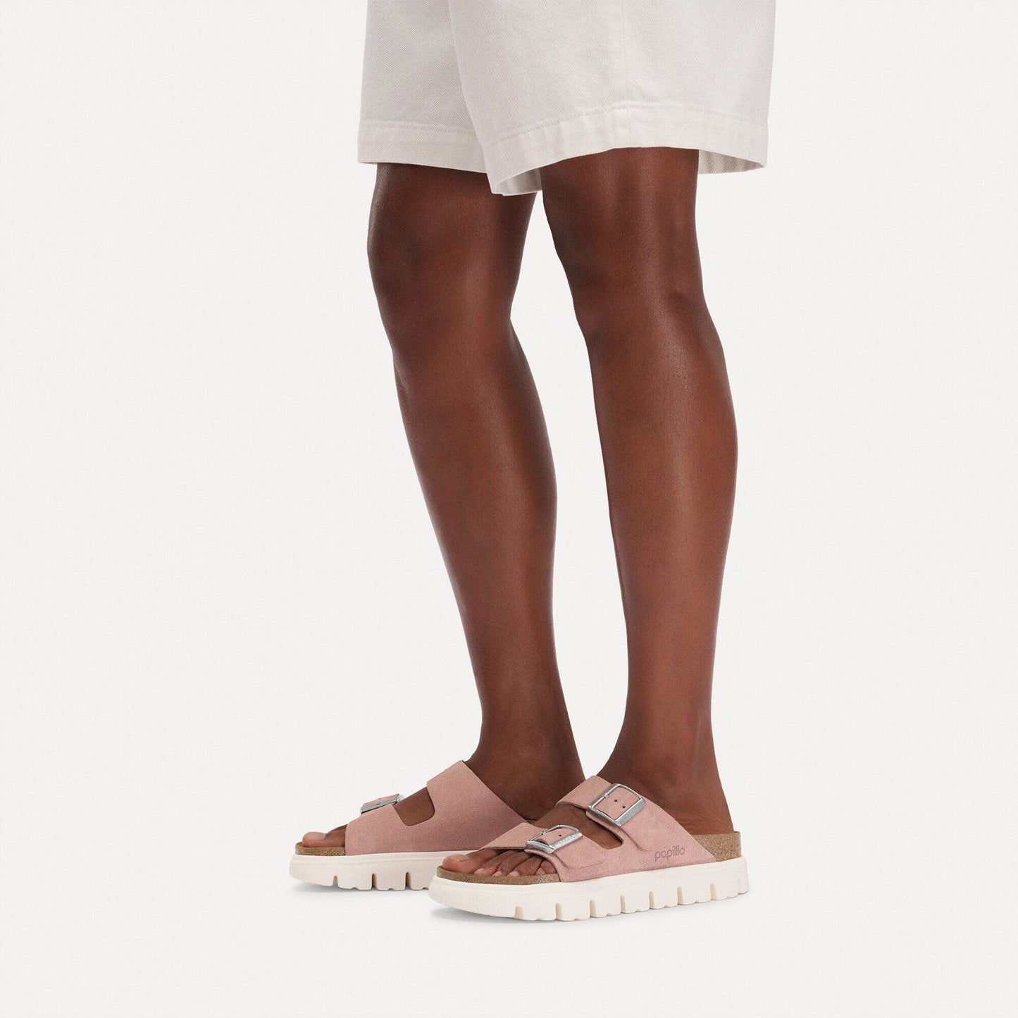 Arizona Chunky | Suede | Pink Clay - sandals - Birkenstock