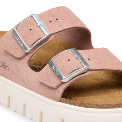 Arizona Chunky | Suede | Pink Clay - sandals - Birkenstock