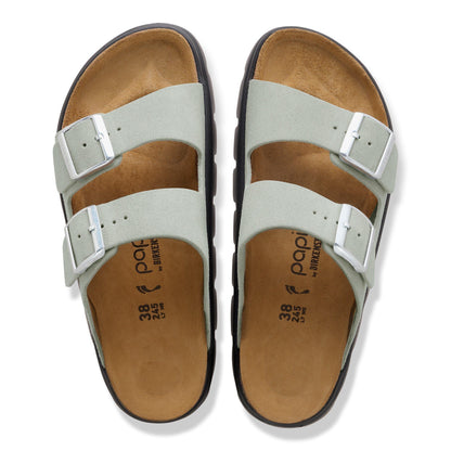 Arizona Chunky | Suede | Pure Sage - sandals - Birkenstock