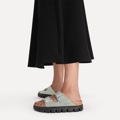 Arizona Chunky | Suede | Pure Sage - sandals - Birkenstock