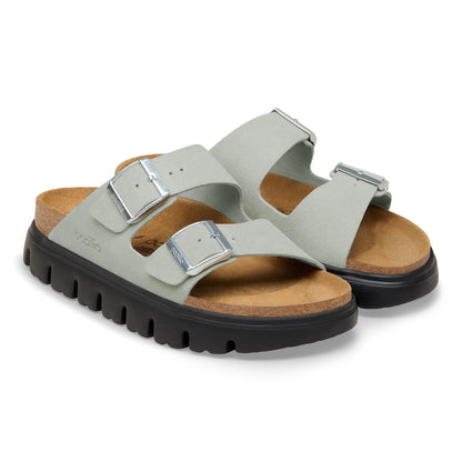 Arizona Chunky | Suede | Pure Sage - sandals - Birkenstock