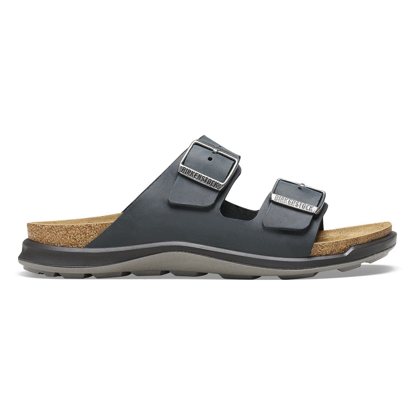Arizona Crosstown | Oiled Leather | Black - sandals - Birkenstock