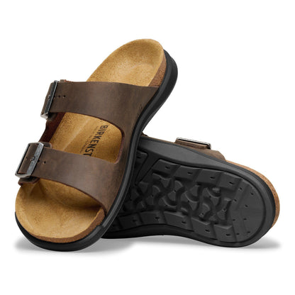 Arizona Crosstown | Oiled Leather | Habana - sandals - Birkenstock