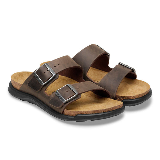 Arizona Crosstown | Oiled Leather | Habana - sandals - Birkenstock