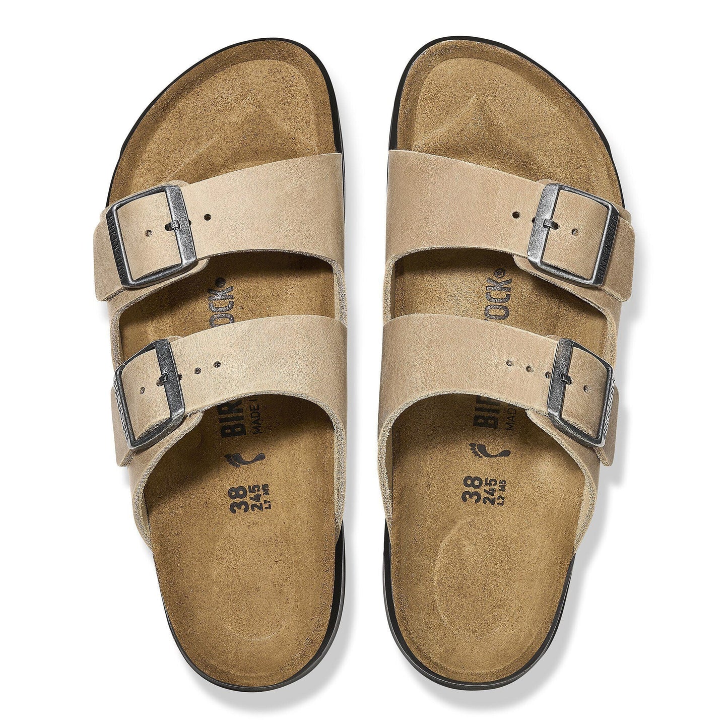 Arizona Crosstown | Oiled Leather | Tobacco Brown - sandals - Birkenstock