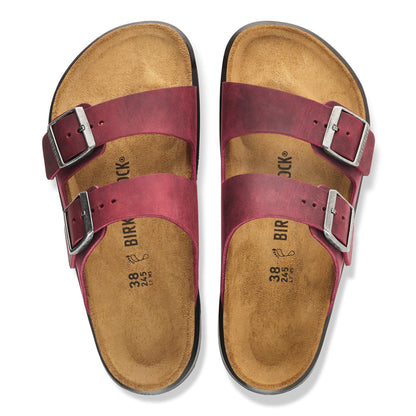 Arizona Crosstown | Oiled Leather | Zinfandel - sandals - Birkenstock