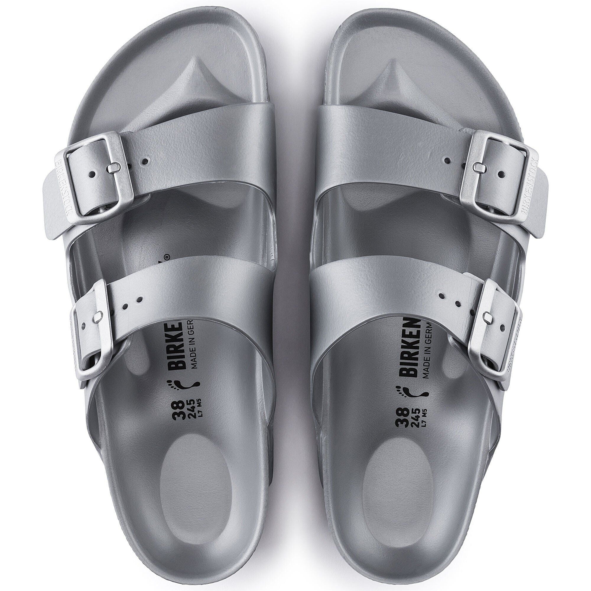 Arizona | EVA | Metallic Silver – Birkenstock Midtown