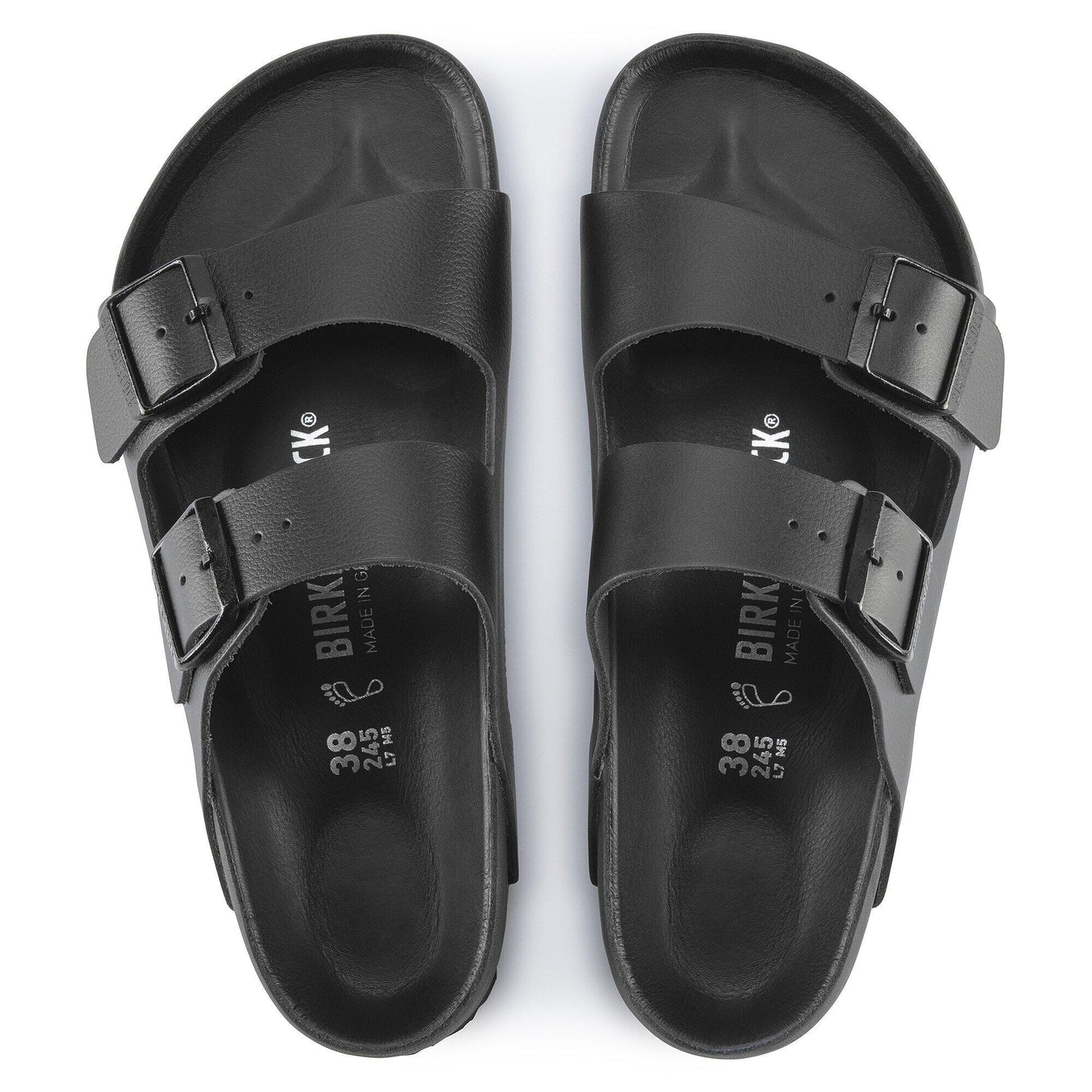 Arizona Exquisite | Leather | Black - sandals - Birkenstock