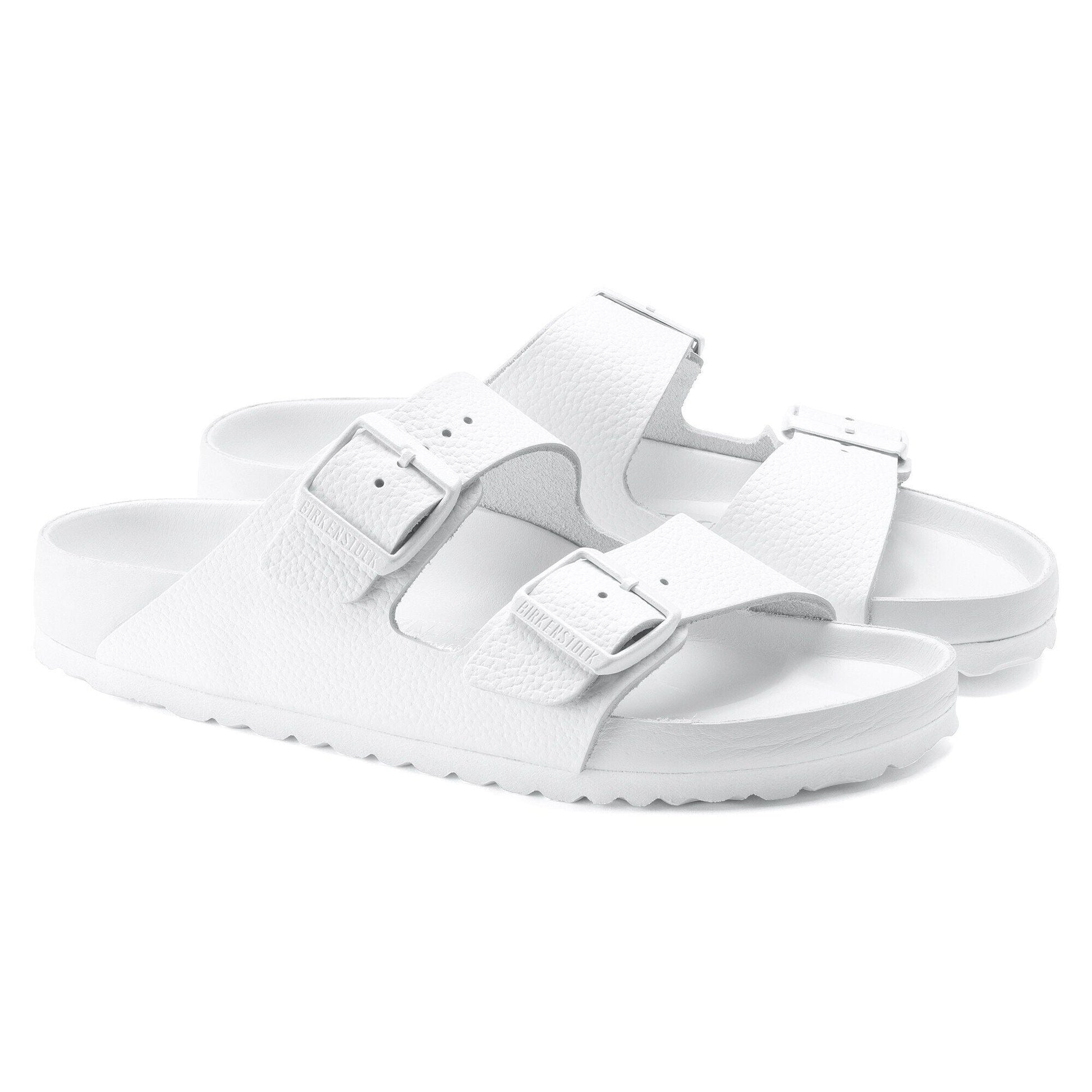 Arizona Exquisite | Leather | White - sandals - Birkenstock