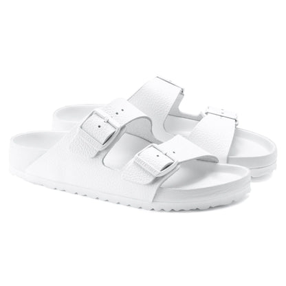 Arizona Exquisite | Leather | White - sandals - Birkenstock