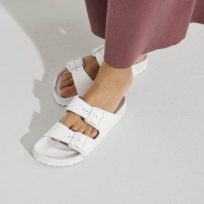 Arizona Exquisite | Leather | White - sandals - Birkenstock