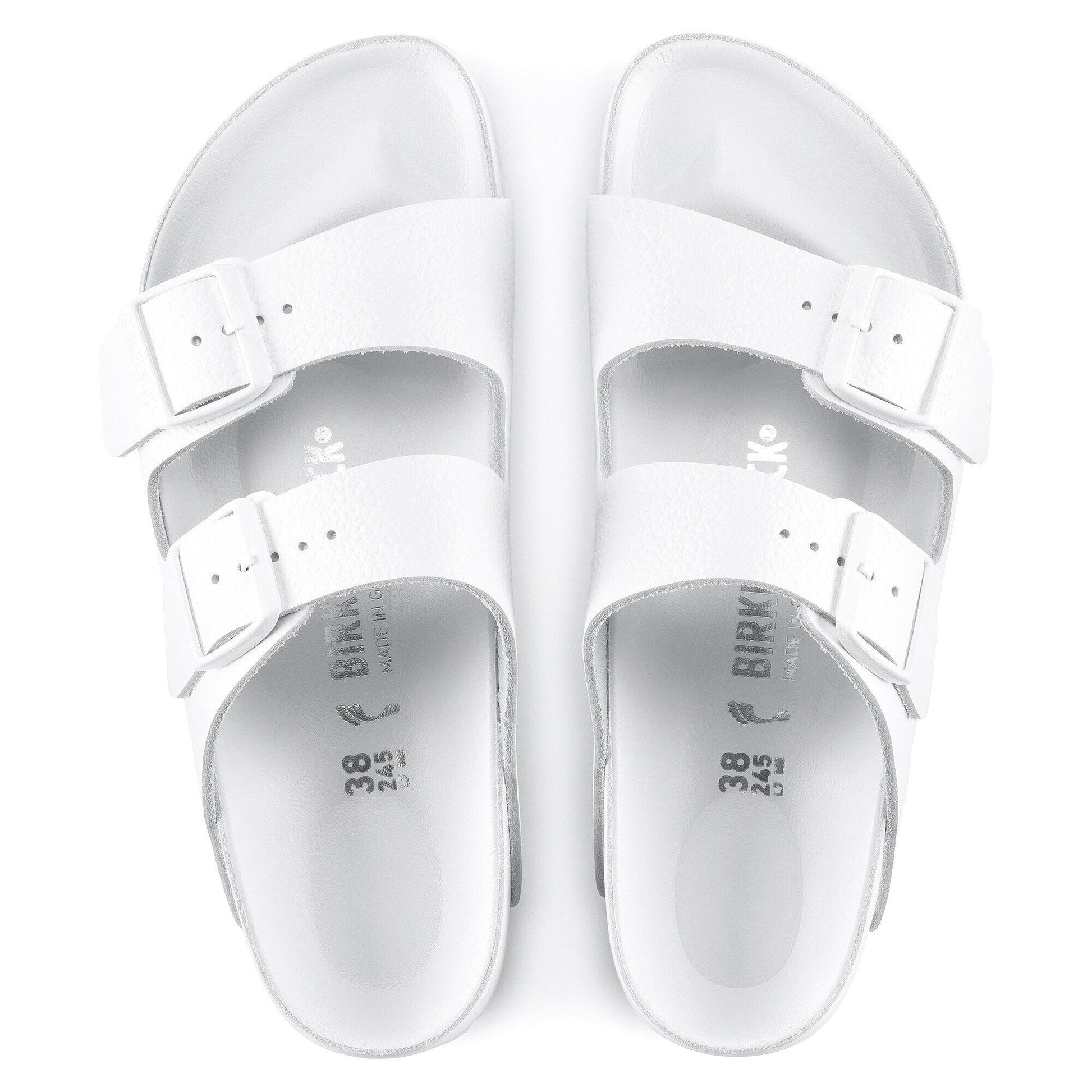 Arizona Exquisite | Leather | White - sandals - Birkenstock