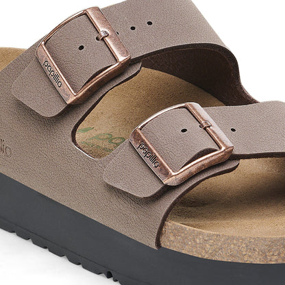 Arizona Flex Platform | Vegan | Birko - Flor | Mocha - sandals - Birkenstock