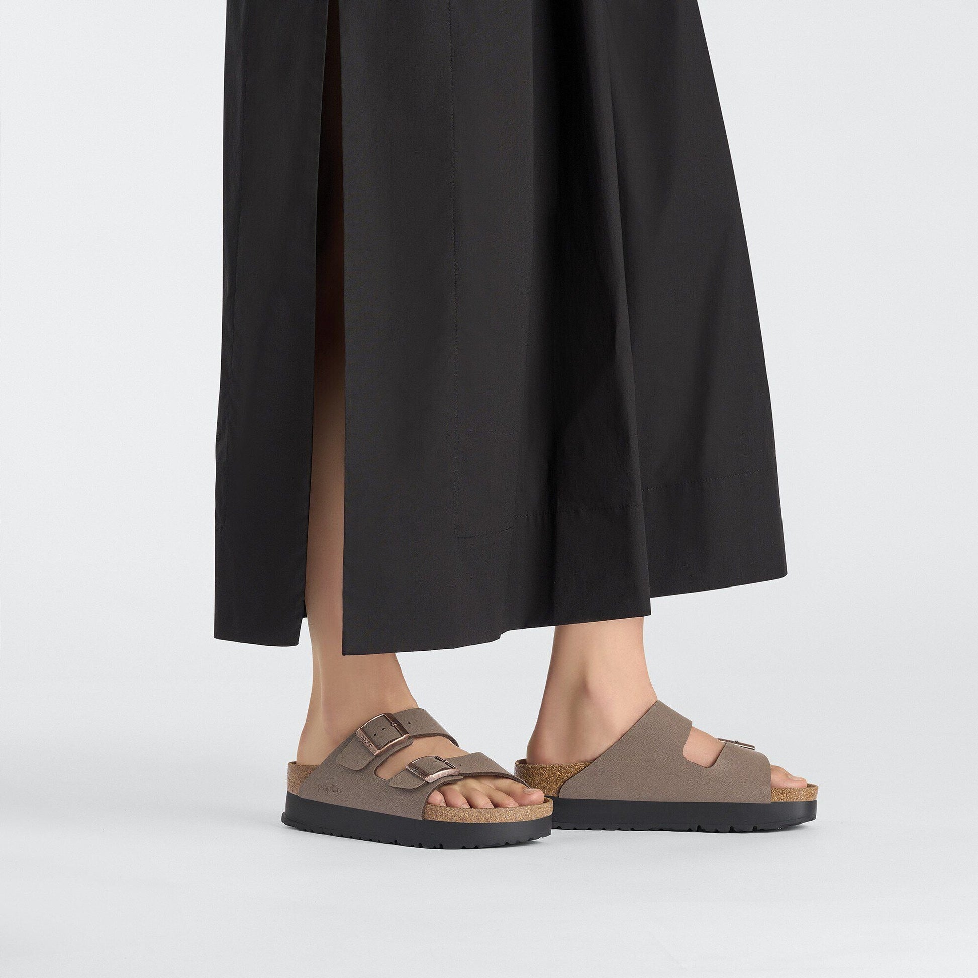 Arizona Flex Platform | Vegan | Birko - Flor | Mocha - sandals - Birkenstock