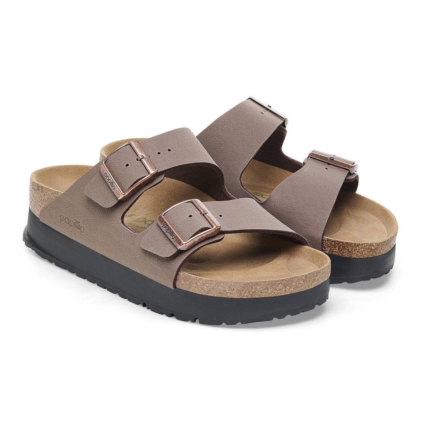 Arizona Flex Platform | Vegan | Birko - Flor | Mocha - sandals - Birkenstock