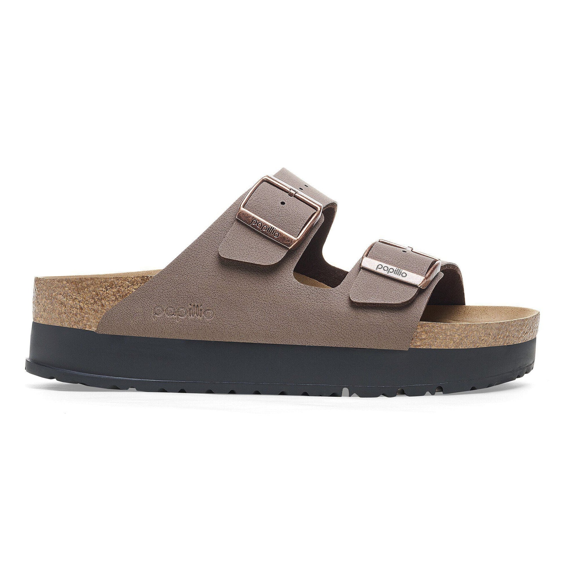 Arizona Flex Platform | Vegan | Birko - Flor | Mocha - sandals - Birkenstock