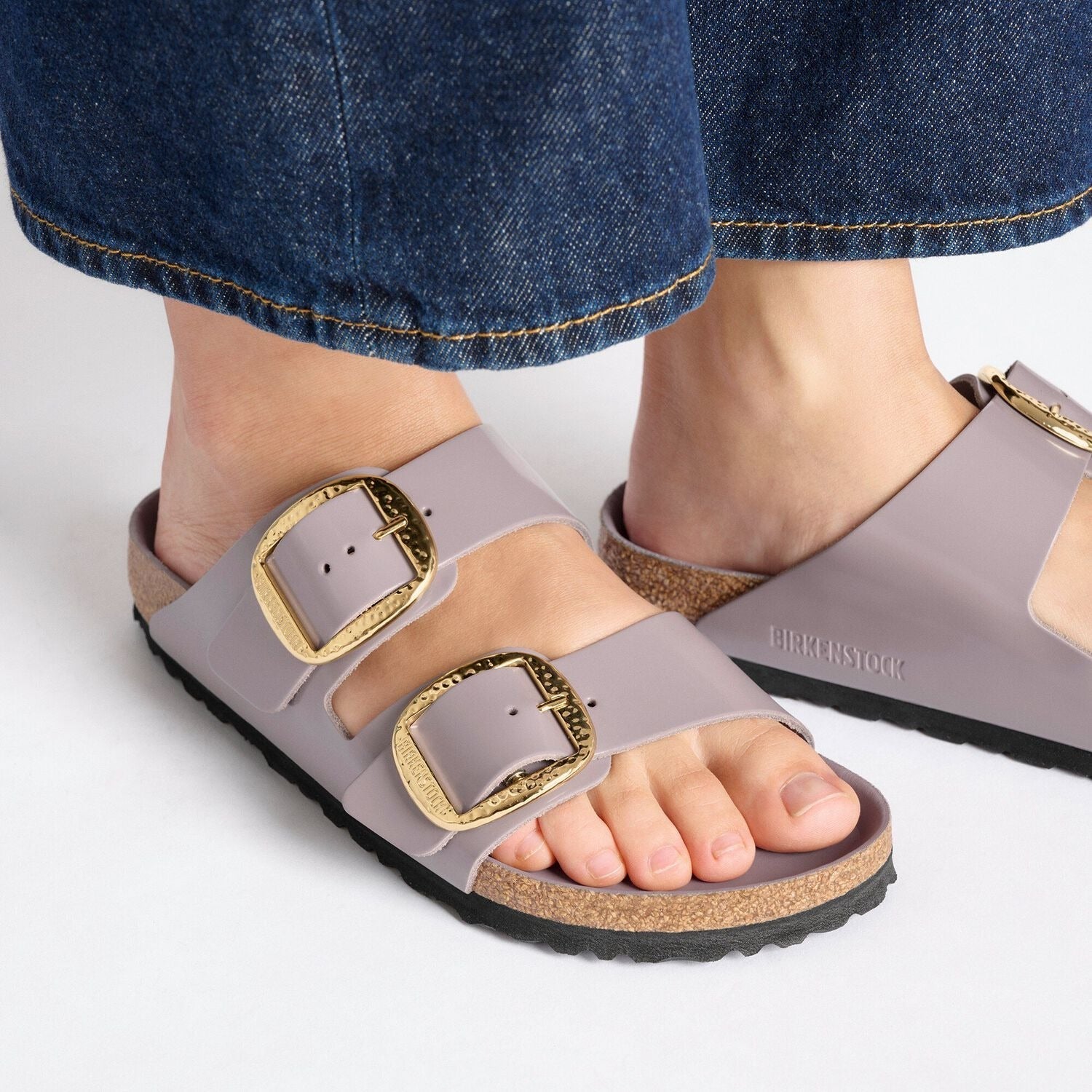 オックベン(ビックベン) Arizona | Big Buckle | Patent Leather | Black – Birkenstock