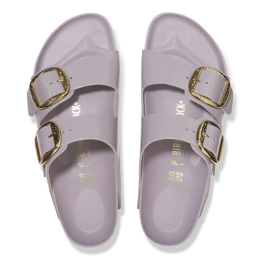 Arizona Hammered Big Buckle | High - Shine Patent Leather | Faded Purple - Sandals - Birkenstock