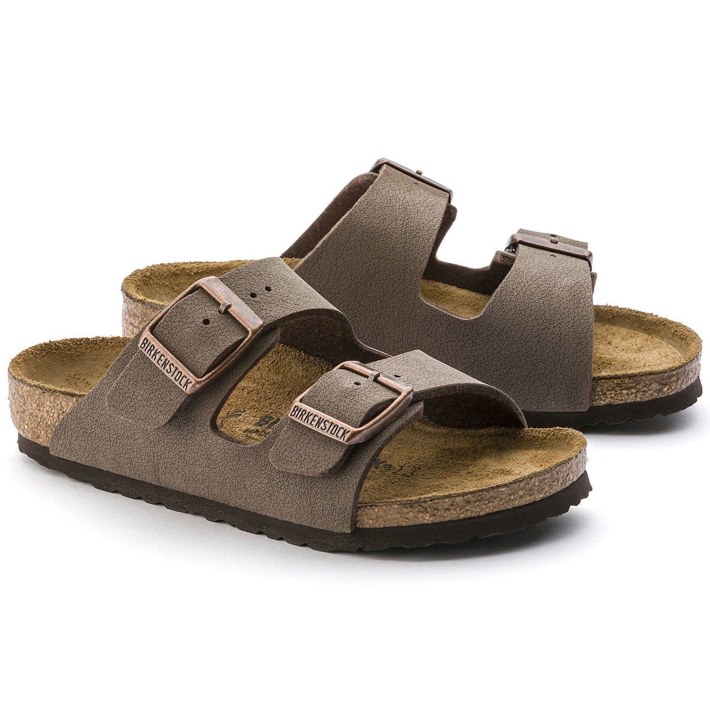 Arizona | Kids | Birkibuc | Mocha - sandals - Birkenstock