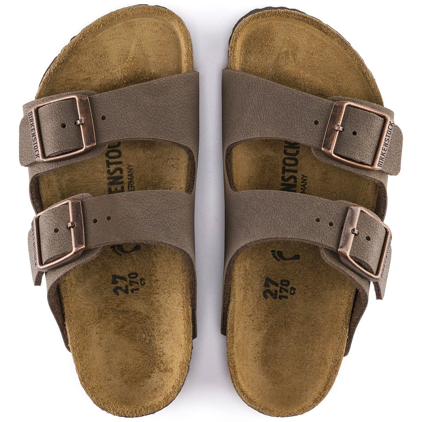 Arizona | Kids | Birkibuc | Mocha - sandals - Birkenstock