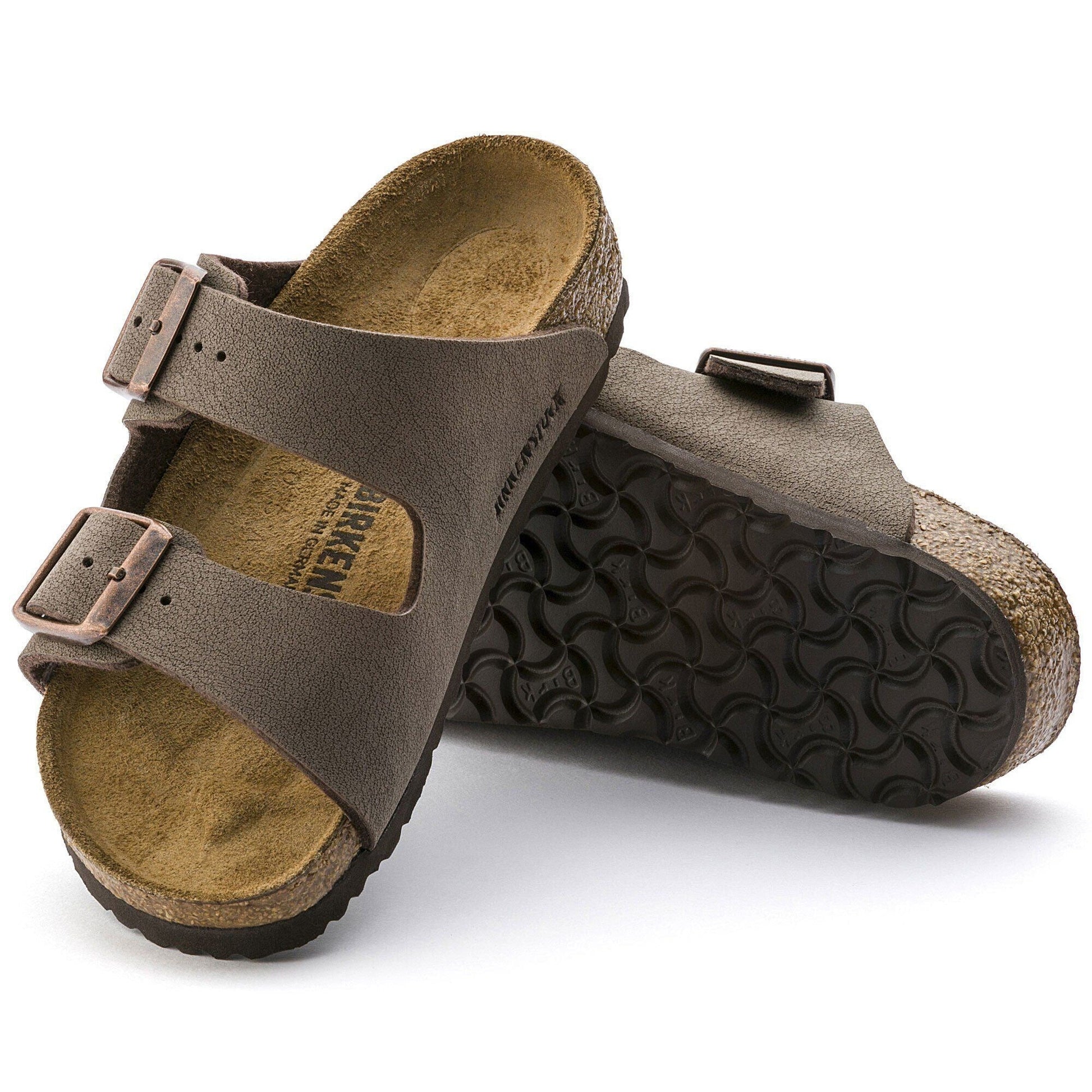 Arizona | Kids | Birkibuc | Mocha - sandals - Birkenstock