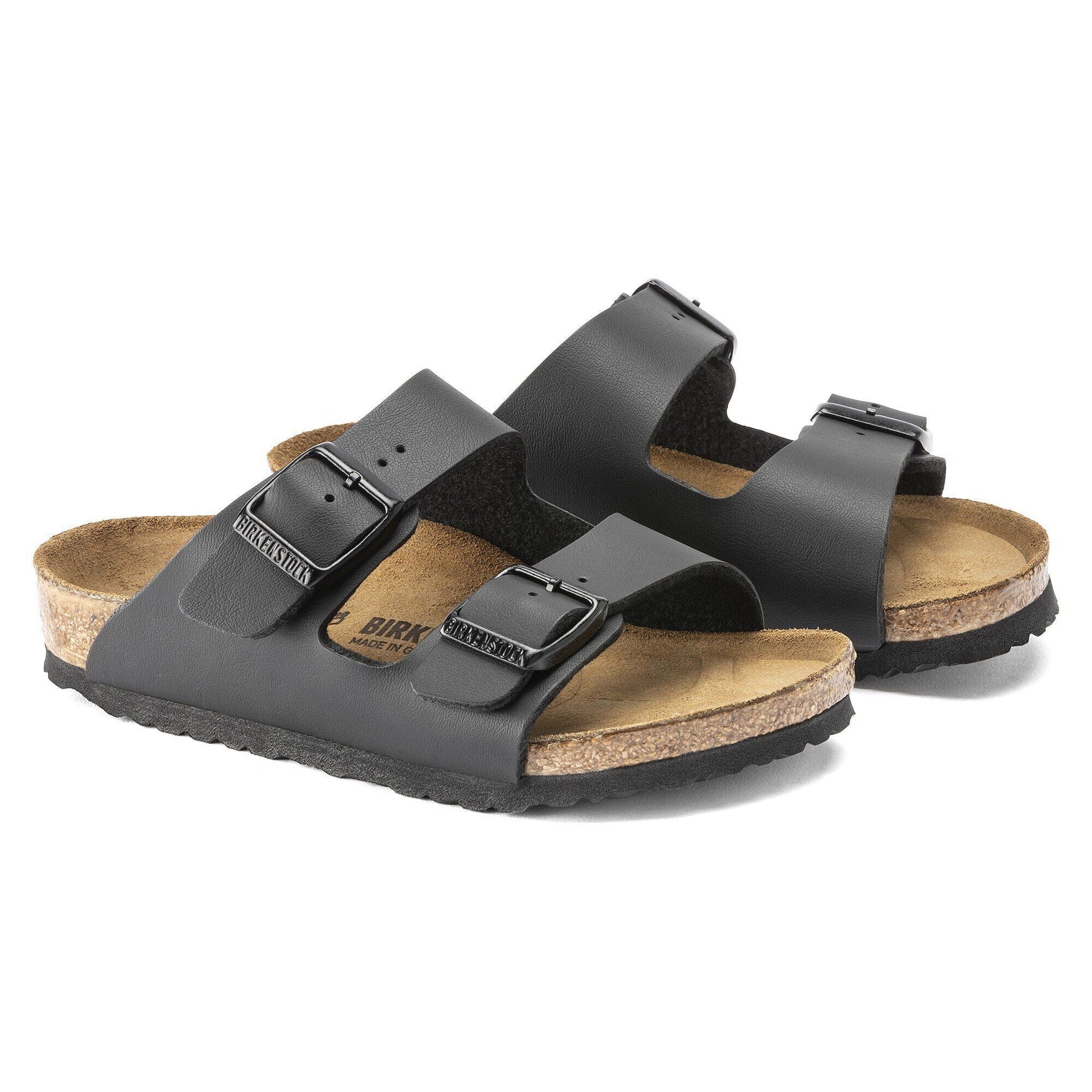 Arizona | Kids | Birko - Flor | Black - sandals - Birkenstock