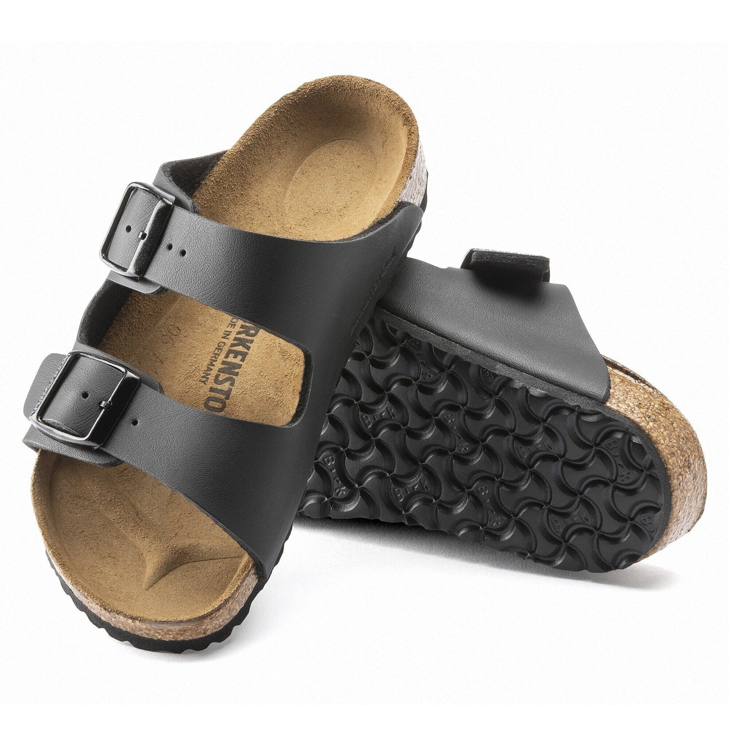 Arizona | Kids | Birko - Flor | Black - sandals - Birkenstock