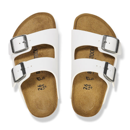 Arizona | Kids | Birko - Flor | White - sandals - Birkenstock