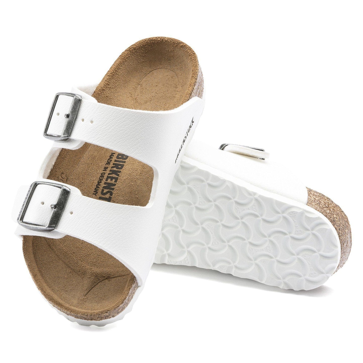 Arizona | Kids | Birko - Flor | White - sandals - Birkenstock
