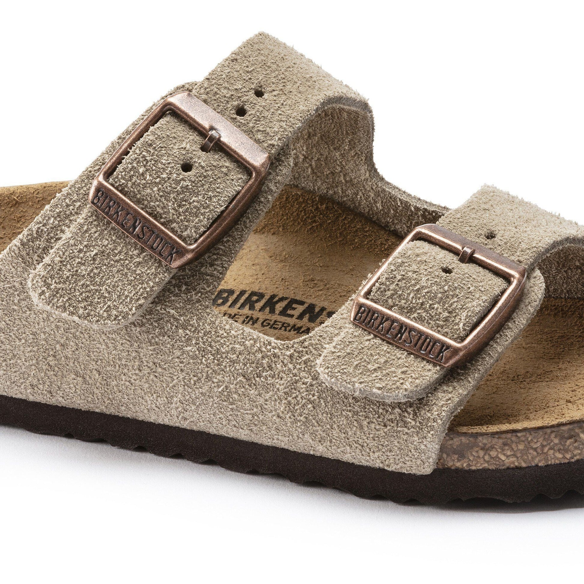 Arizona | Kids | Suede | Taupe - sandals - Birkenstock
