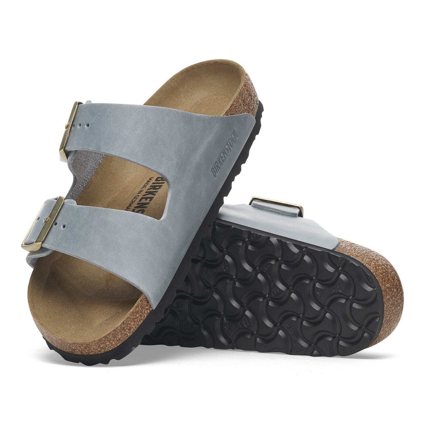 Arizona | Oiled Leather | Basalt Gray - sandals - Birkenstock