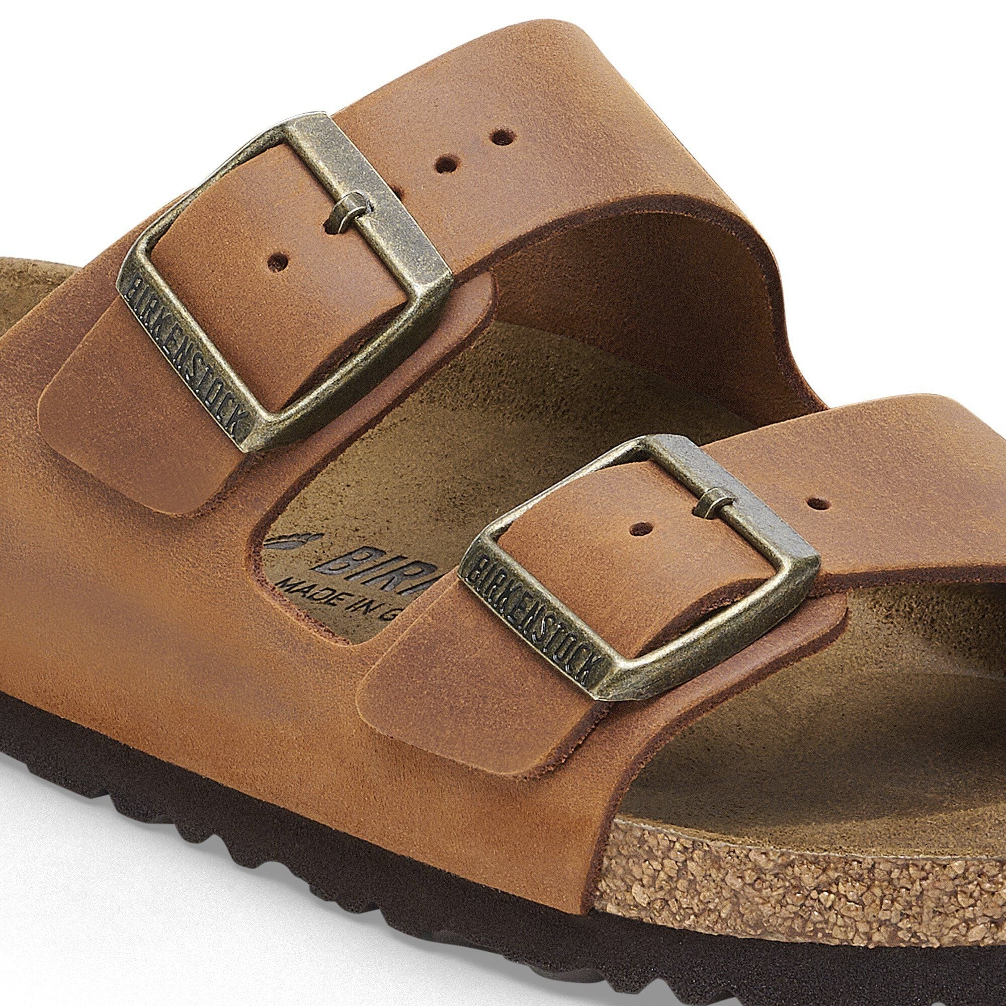 Arizona | Oiled Leather | Cognac – Birkenstock Midtown