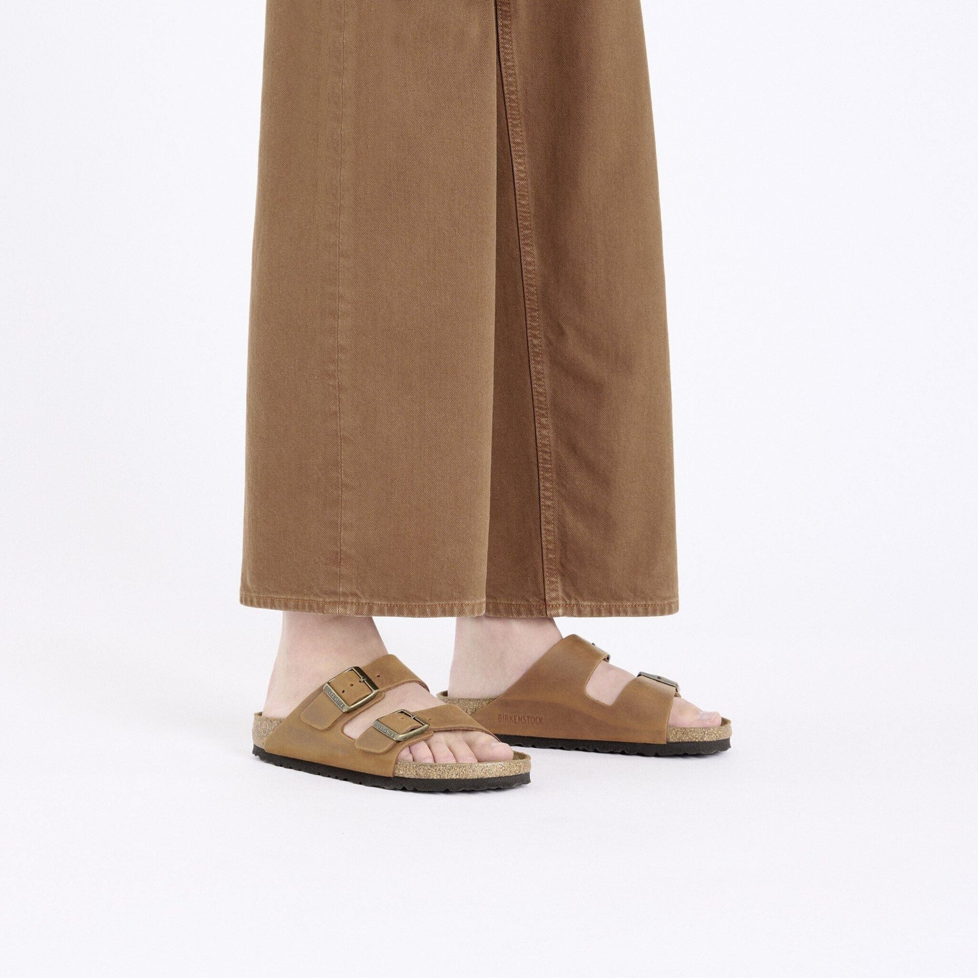 Arizona | Oiled Leather | Cognac - sandals - Birkenstock